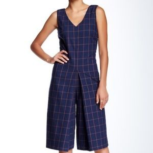 Plaid jumpsuit